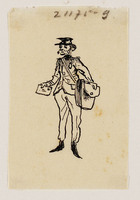 KT 2004 099
<br/>
P.F. Jansen, postbode te Leiden
<br/>
<em>Prenen, Harry (1915-1992)</em>